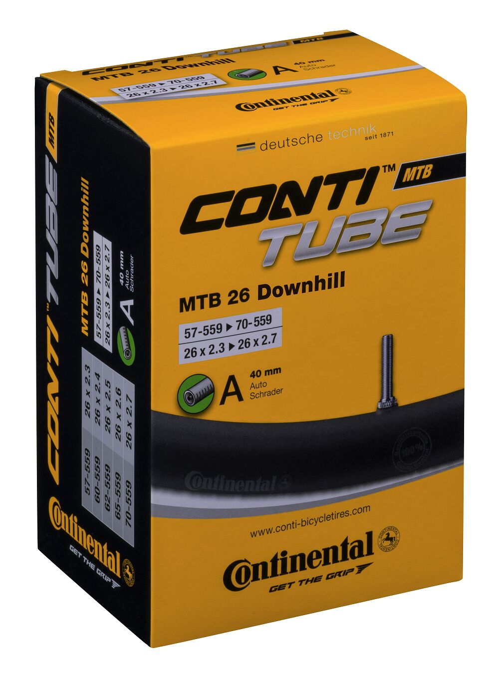 CONTINENTAL TUBE MTB 26-57-559->70-559