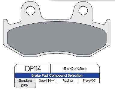 DP BRAKES Standard Sintered Metal Bromsbelägg bild 1 PMMEDIA:fd0f660404f64efc