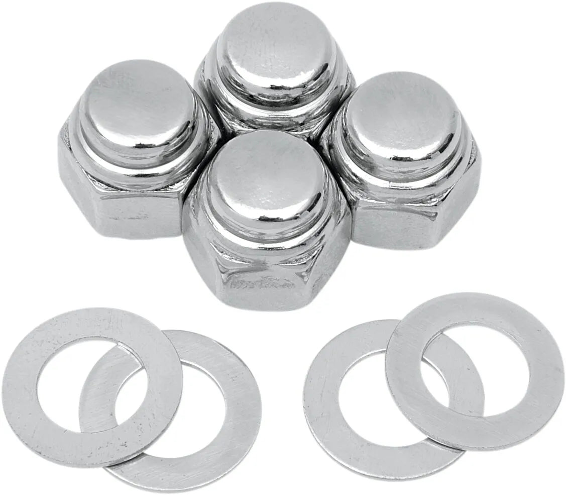 COLONY Chrome Cap Nut Kit för Rocker Shaft End bild 1 PMMEDIA:f92f62de26e238bd
