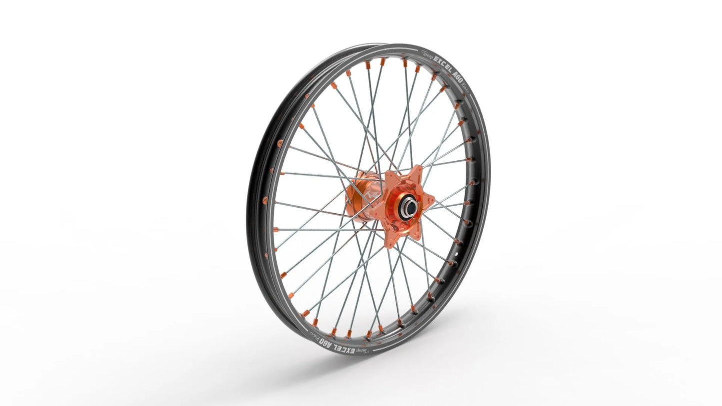 KITE Elite MX-EN framhjul med A60-fälg och silverekrar bild 1 PMMEDIA:ba2b39991eeeb4b8
