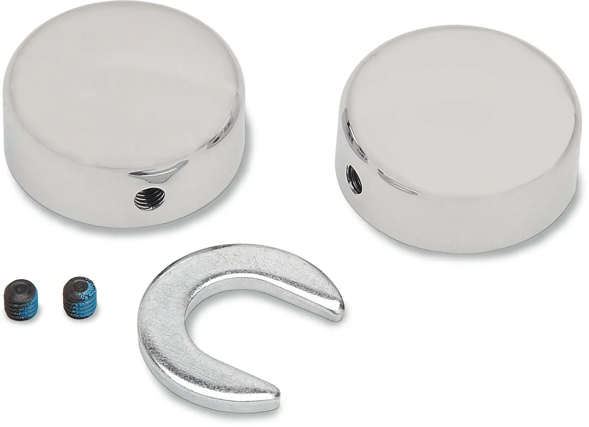 DRAG SPECIALTIES Swingarm Pivot Bolt Covers krom bild 1 PMMEDIA:914afe9e605d0a0e