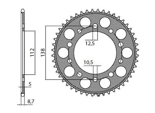 SUNSTAR SPROCKETS Works Triplestar Aluminium Bakdrev 48T bild 1 PMMEDIA:c2bee7a8cf7e6d4a