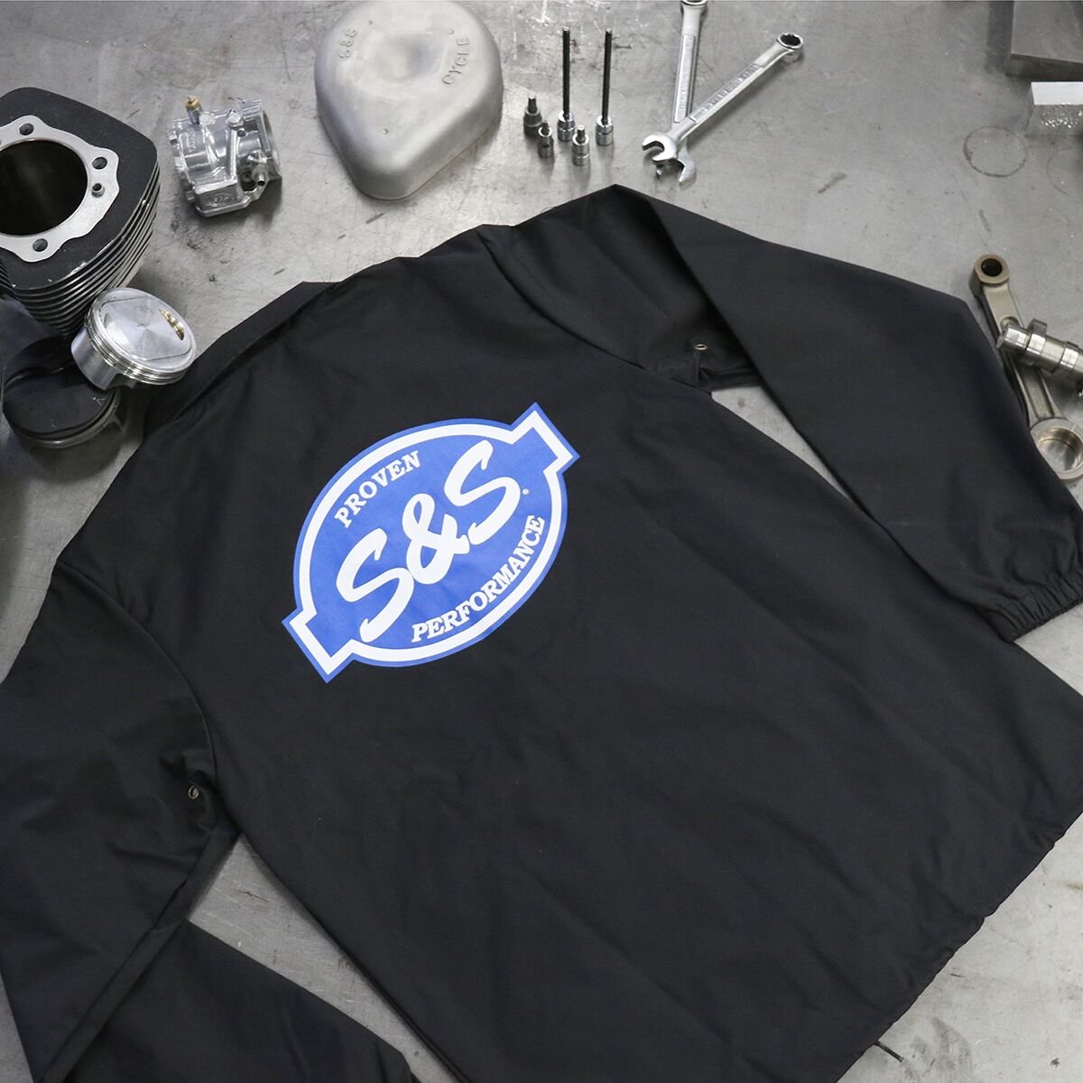 S&S CYCLE JACKET BLACK XXL