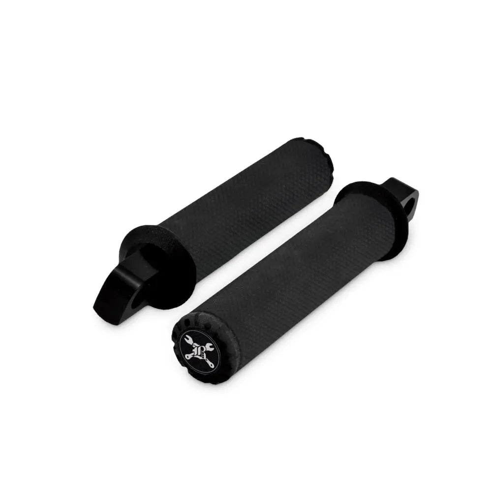 BURLY BRAND Fotpinnar Set Hawk Universal CNC-svarvade Svarta bild 1 PMMEDIA:ee27e03d5484aa3a