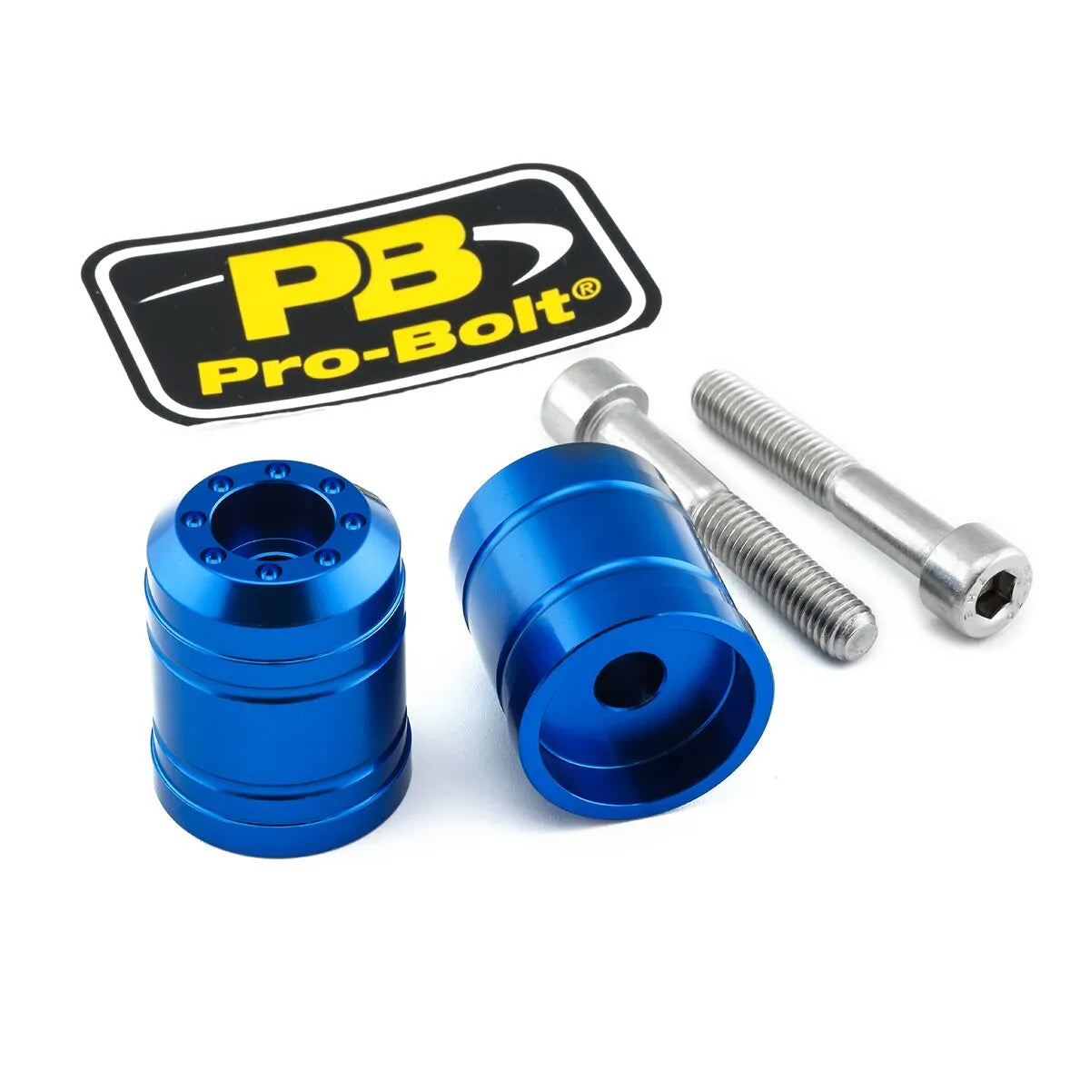 PRO BOLT Aluminium Bar Ends - KAW 10 Blue bild 1 PMMEDIA:57a13f410fa555a5