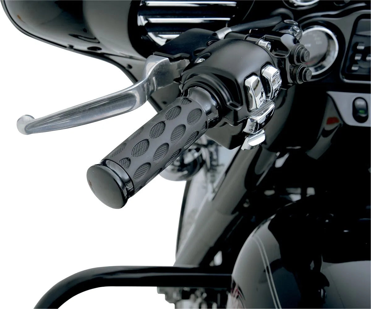 DRAG SPECIALTIES Custom gummigrepp Hotop svart TBW bild 3 PMMEDIA:c3f6e3829cf4c103