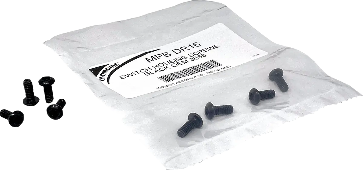 Drag Specialties Switch Housing Screw Kit Monteringssats fordonsanpassade bild 5 PMMEDIA:dbf8269bba1258ad