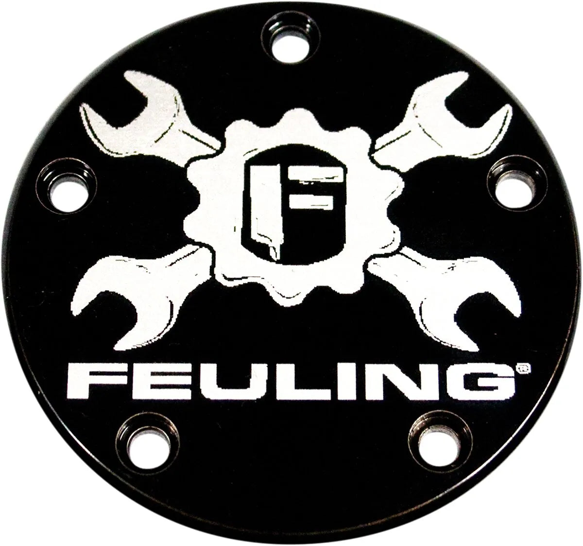FEULING PARTS Gear Cross Logo Points Cover svart bild 1 PMMEDIA:f8785129a9e018ba