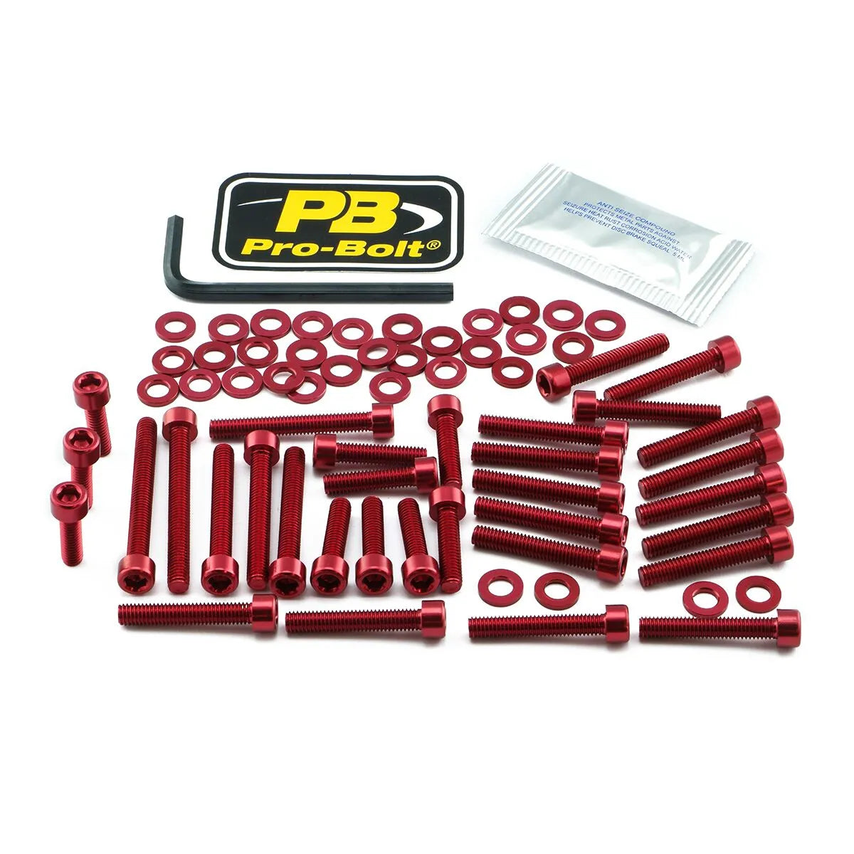 PRO BOLT Aluminium Motorbultkit för BMW Röd bild 1 PMMEDIA:7330a3ee10ef5e06