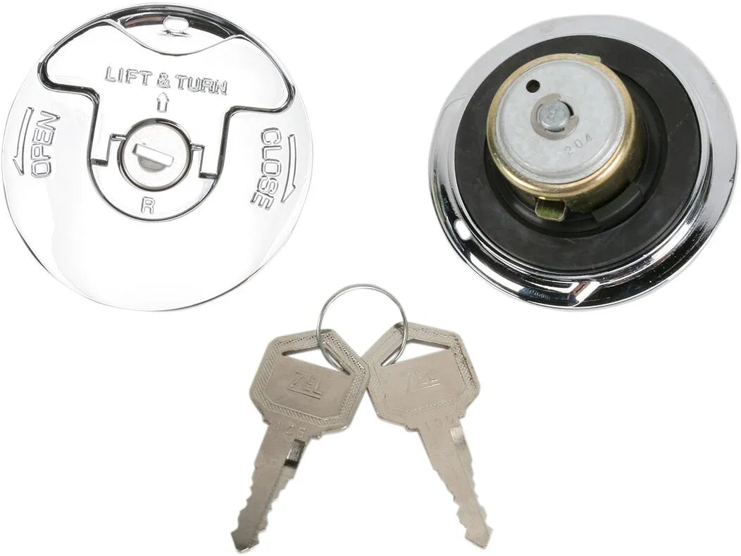 DRAG SPECIALTIES Låsbart Flush-Mount Tanklock bild 1 PMMEDIA:d56d827fa0bce90a