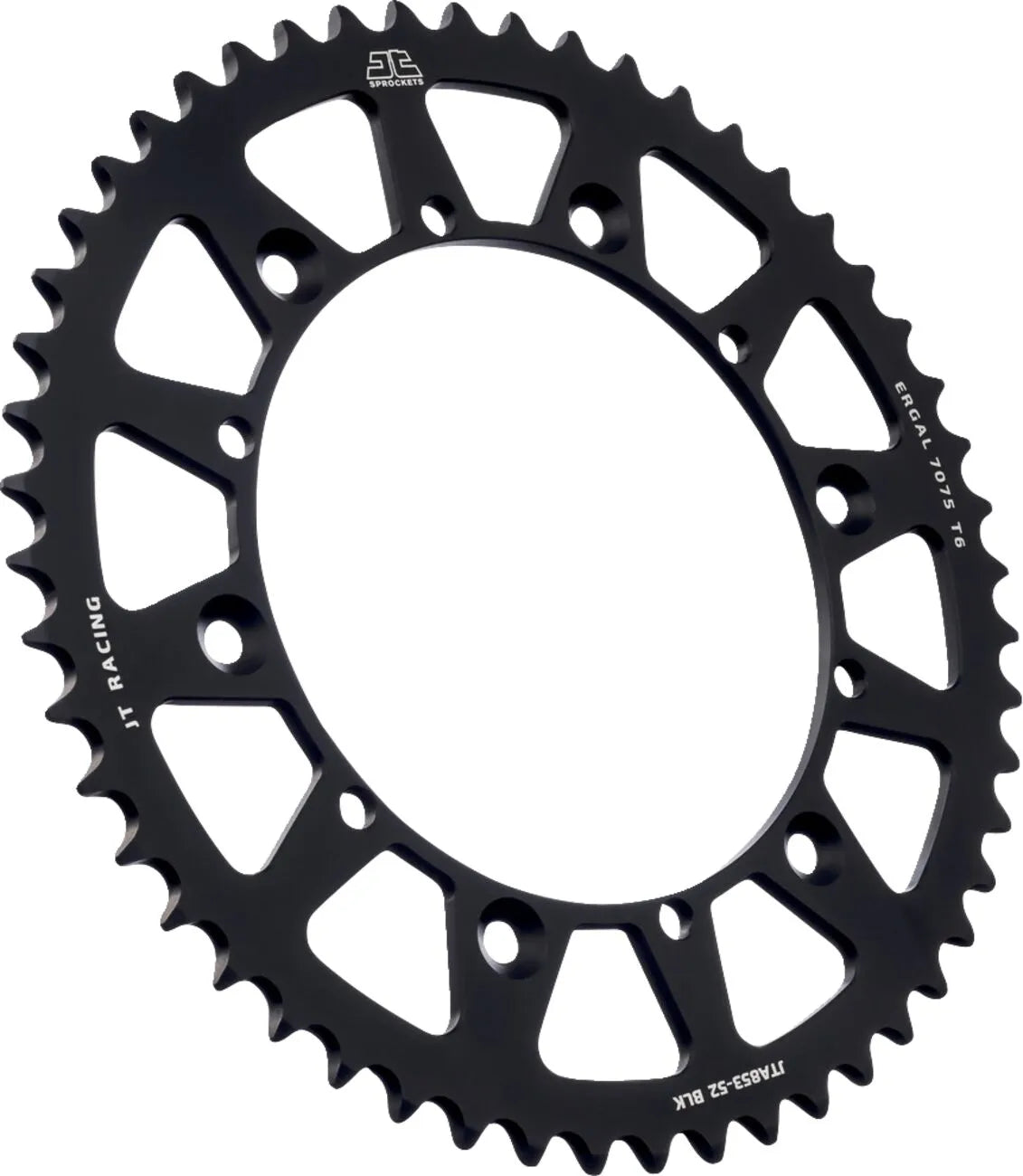 JT SPROCKETS RaceLite Aluminium Bakdrev 52T Yamaha Svart bild 1 PMMEDIA:8aca36457cdc067e