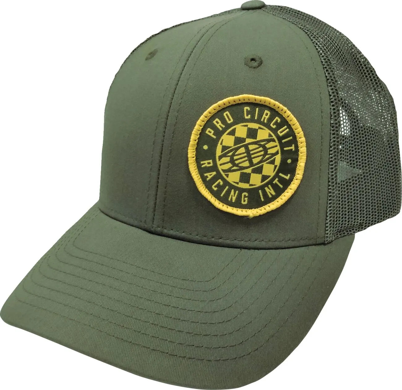 PRO CIRCUIT Checked Global Snapback Keps Oliv bild 1 PMMEDIA:a2f686347f3dc001