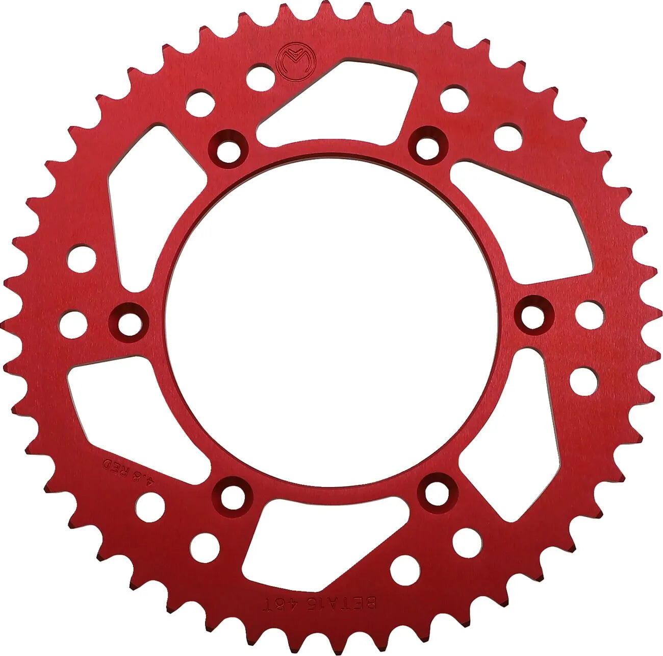 MOOSE OFFROAD HARD-PARTS Bakre Aluminiumdrevsats 48T Röd bild 1 PMMEDIA:e2d56805fe8c76fe