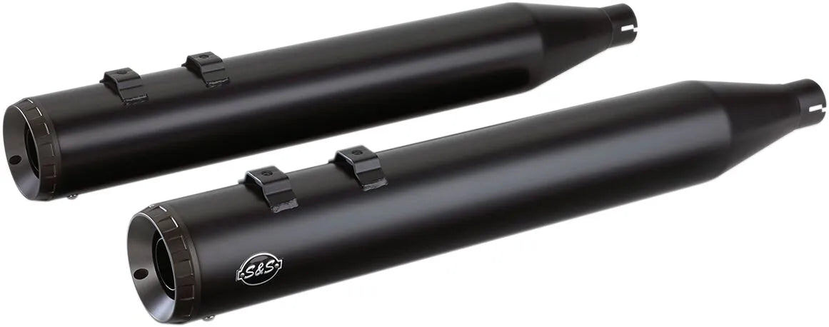 S&S CYCLE Grand National Slip-On Ljuddämpare 4" - Svart bild 1 PMMEDIA:b85e945eca9bbc26