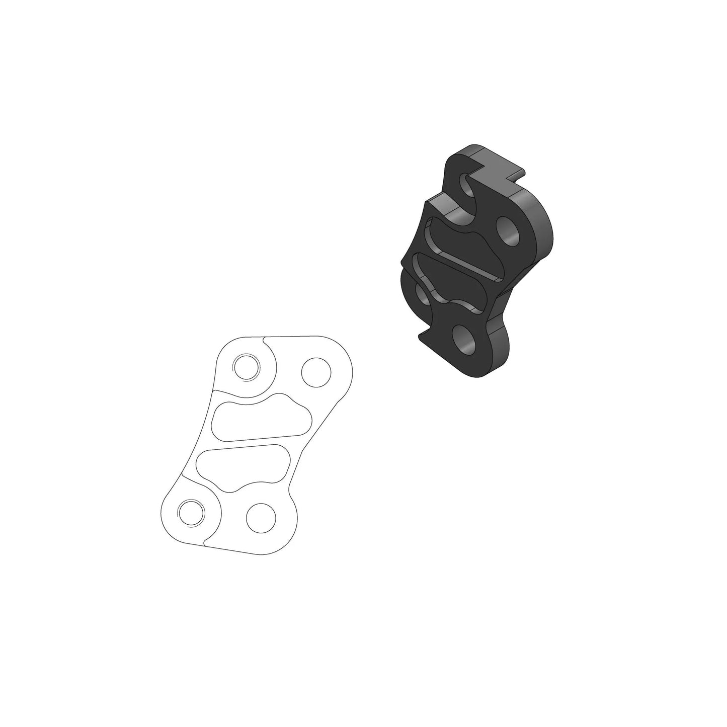 MOTO-MASTER Adapter för 260 mm flytande bromsskiva blå bild 1 PMMEDIA:f000f2f7d7156500
