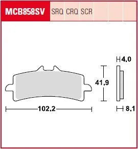 TRW CRQ Serie Kol Racing Fram Bromsbelägg bild 1 PMMEDIA:97a8c3494f729c3a