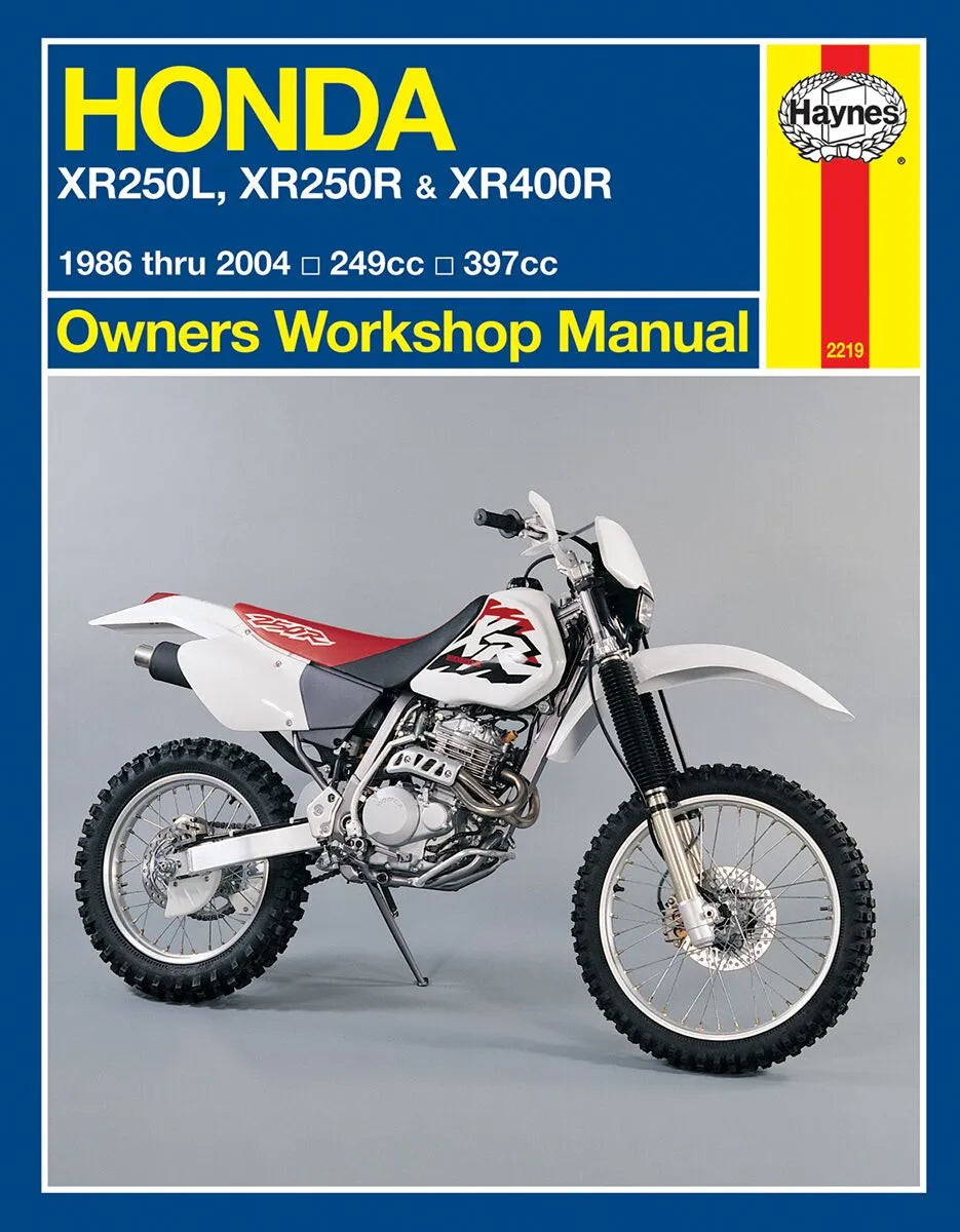 HAYNES Reparationsmanual för Honda XR250R/250L/400 bild 1 PMMEDIA:08f63c16047531a7