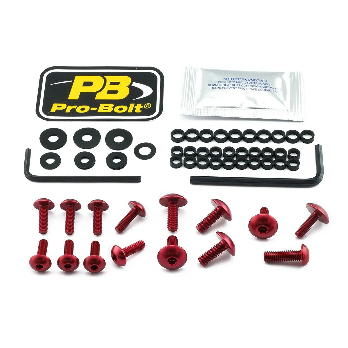 PRO BOLT Aluminium Fairing Bolt Kit för Ducati bild 1 PMMEDIA:e7a09969801d3552