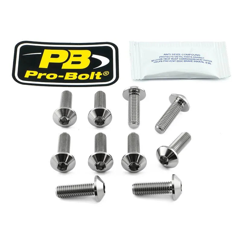PRO BOLT Titanium Bromsskiveskruvssats M8x25 bild 1 PMMEDIA:f4dd9ab0bd3da8ff