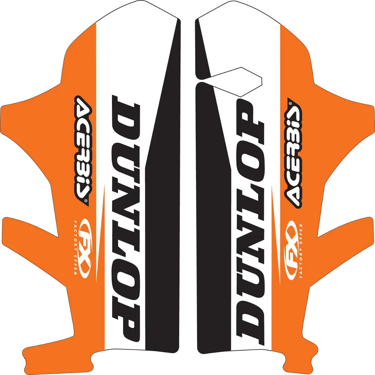 FACTORY EFFEX Lower Fork Guard Graphics till KTM bild 1 PMMEDIA:33291d2fa6083b50