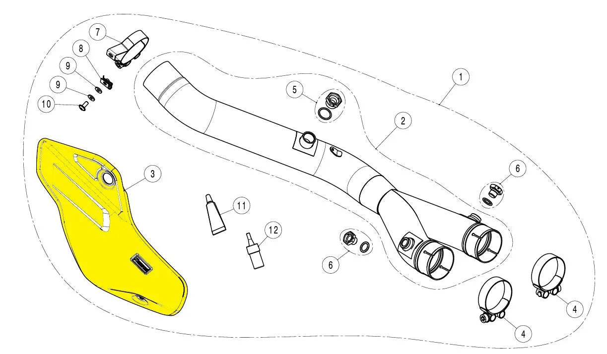 AKRAPOVIC Värmeskydd Heat Shield bild 1 PMMEDIA:5e32fd2ef75530ec