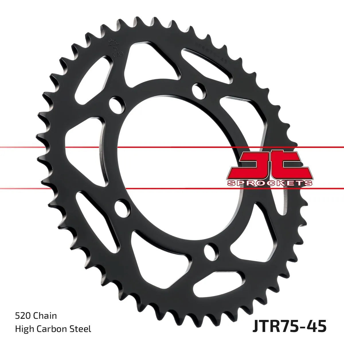 JT SPROCKETS Bakdrev Stål 45T 520 bild 1 PMMEDIA:d34e7a595a2ae5ed