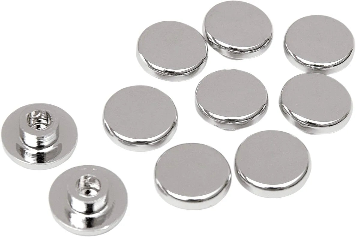 DRAG SPECIALTIES Bolt Covers 1/4" Chrome bild 1 PMMEDIA:f51d14956448ea3d