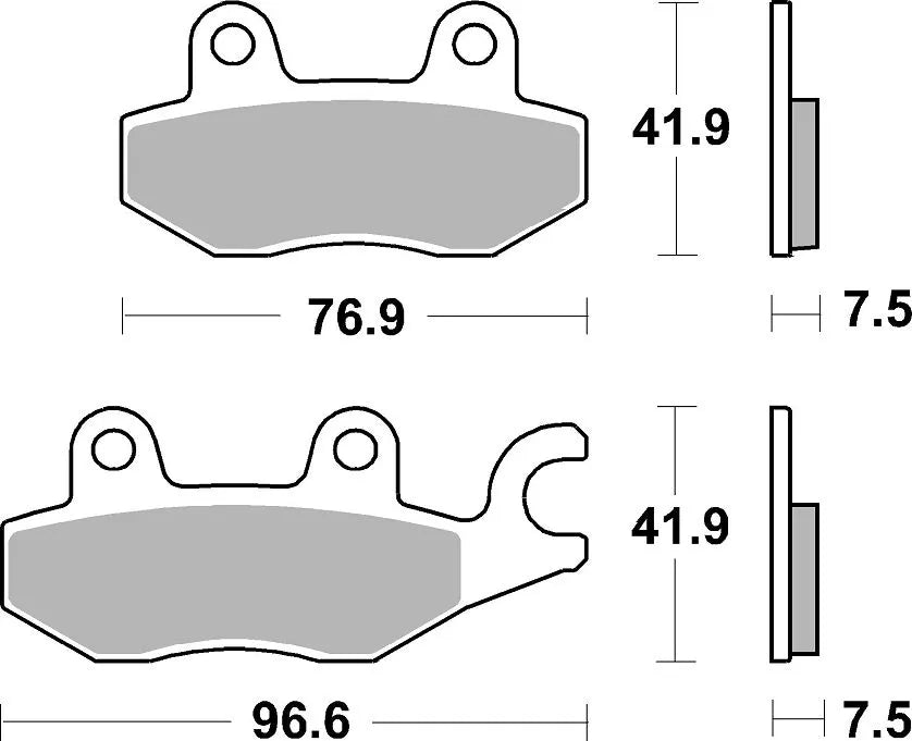 SBS SI Offroad Sinterade Bromsbelägg Fram bild 3 PMMEDIA:5fd1f9d15cfe7fac