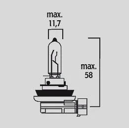 FLOSSER Halogen Strålkastarlampa H9 12V 65W PGJ19-5 bild 2 PMMEDIA:6262e51f7d87131e
