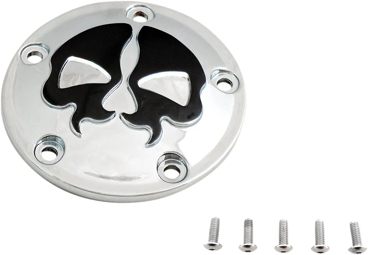 DRAG SPECIALTIES Split Skull Tändpunktslock Krom bild 2 PMMEDIA:ee623c55134dcd92