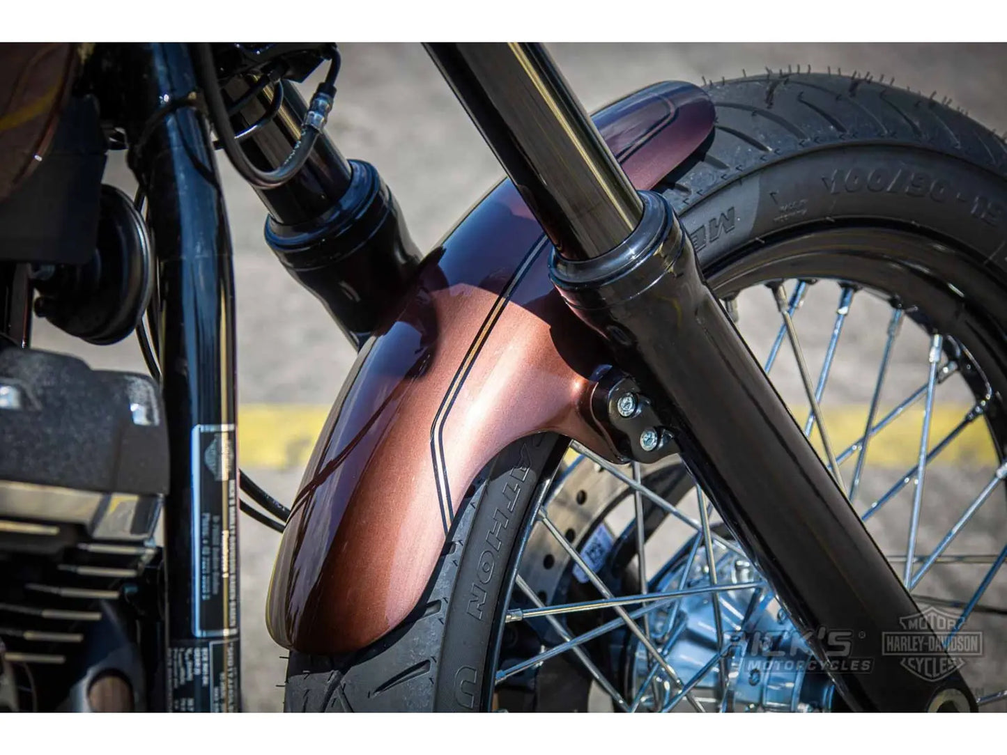 RICK'S MOTORCYCLES Front Fender Street Bob 19" OEM bild 3 PMMEDIA:7e064090f688d24f
