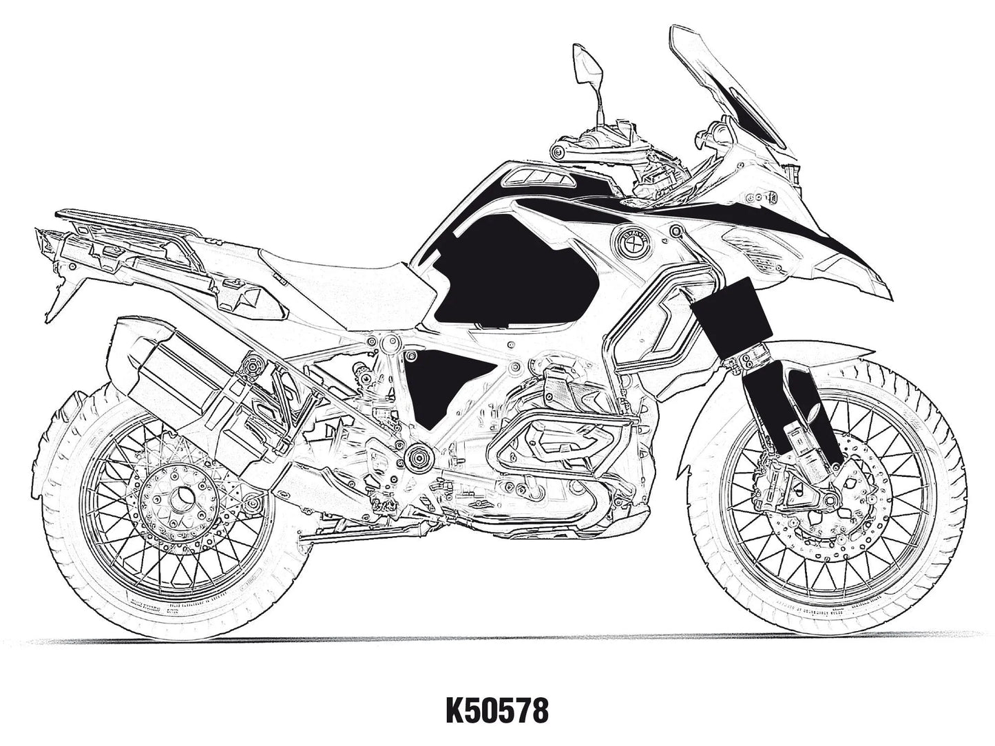 UNIRACING Dekalset R1250GS ADV 40TH BL bild 7 PMMEDIA:76bf948403397c25