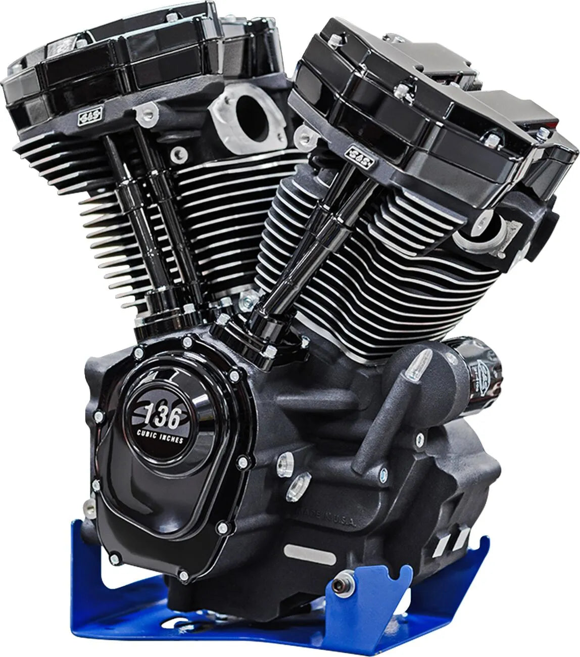 S&S CYCLE MK136 Black Edition Motor med 550G Kam bild 1 PMMEDIA:d3868f3106d4e666