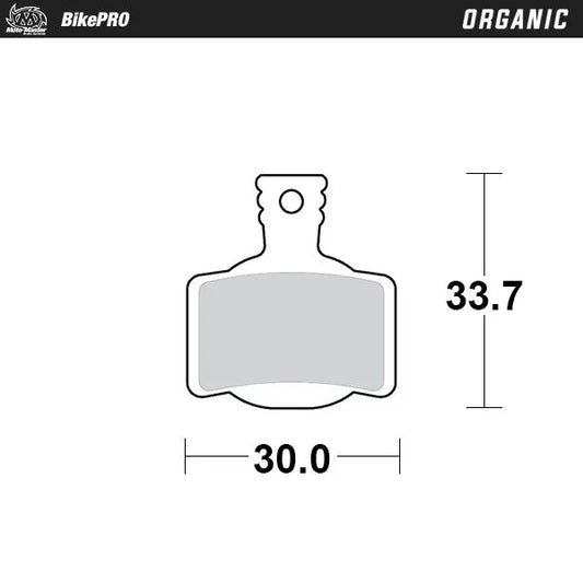 MOTO-MASTER Organiska Bromsbelägg bild 1 PMMEDIA:b2e0a3a86a0792fa