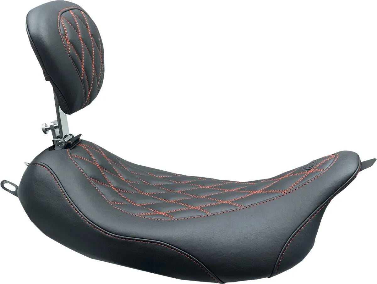 Mustang Wide Tripper™ Solo Seat Sadlar Harley Touring bild 5 PMMEDIA:f86644179b9422ec