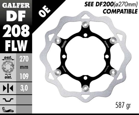 GALFER Brake Rotor Floating Wave Front Offroad bild 2 PMMEDIA:6dc950025d9f3dcd