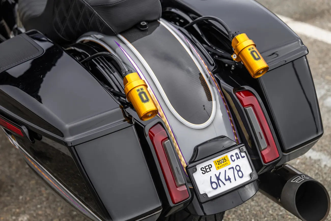 Arlen Ness Custom Lighting Carbon Fiber Rear Fender Harley bild 3 PMMEDIA:b16a2c04c2207f1c