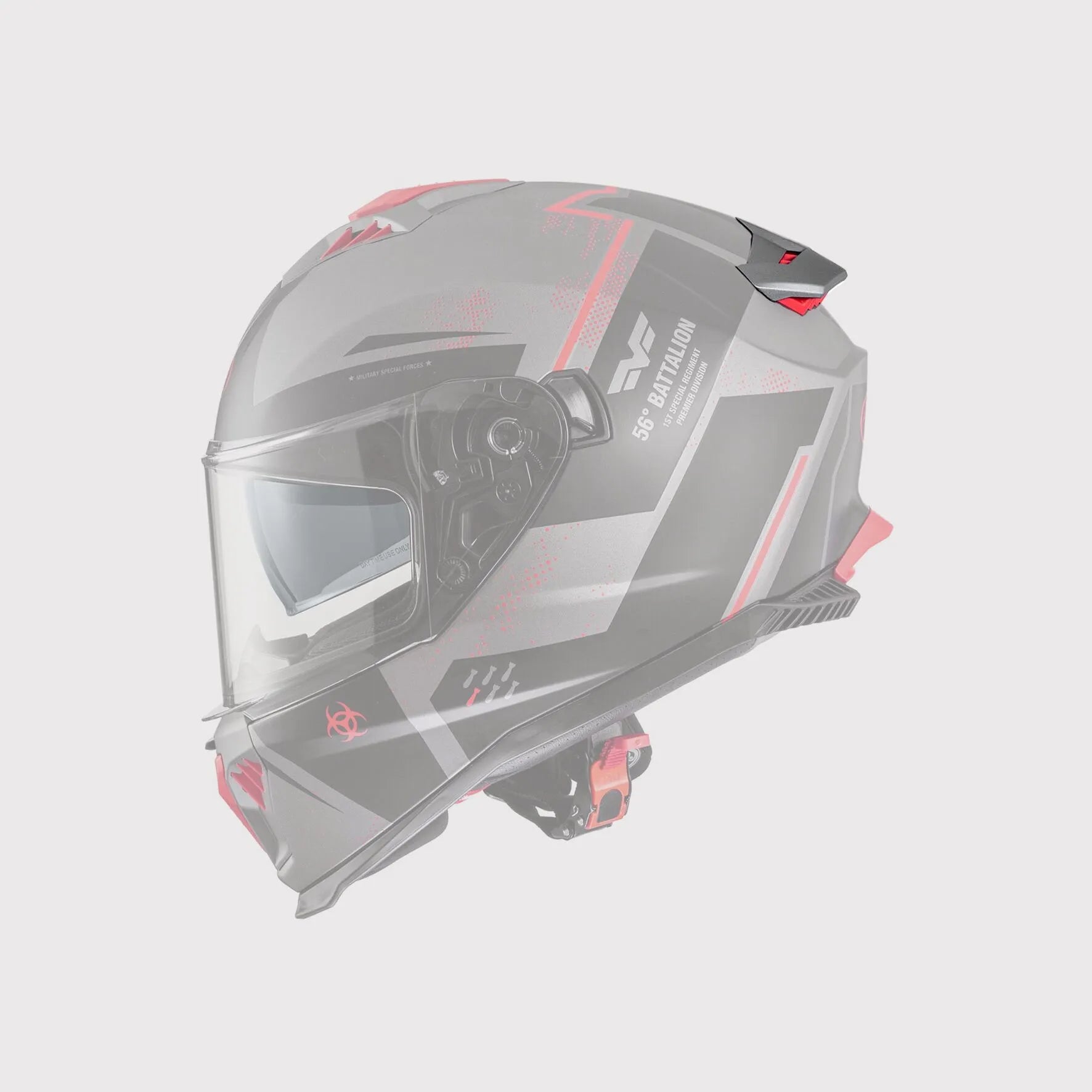 Premier Helmets Devil Helmet Spoiler Yttre hjälmdelar bild 1 PMMEDIA:7003e34f8209ab14