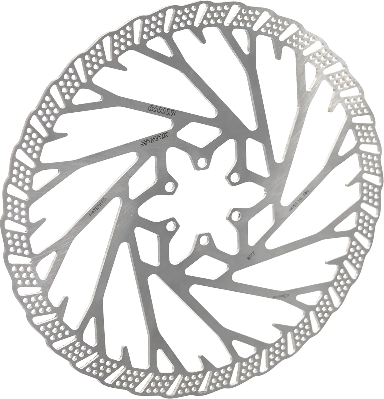 Galfer Shark 6-Bolt Bicycle Brake Rotor Bromsskivor offroad bild 1 PMMEDIA:9ac17e4c82b48117
