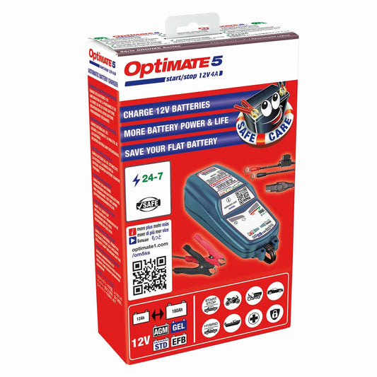TECMATE OptiMate 5 Start/Stop Batteriladdare bild 3 PMMEDIA:d8995d74eed1547c
