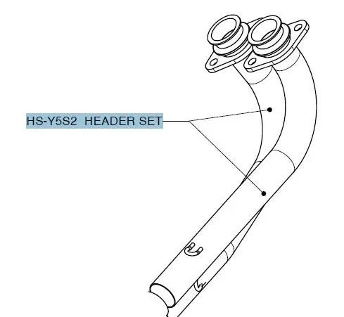 AKRAPOVIC Headpipe Kit SS för T-MAX bild 1 PMMEDIA:1c604e833e9e4b95