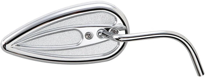 Arlen Ness Teardrop Mirror with Steel Stem Speglar bild 1 PMMEDIA:4baa4b41420ea327