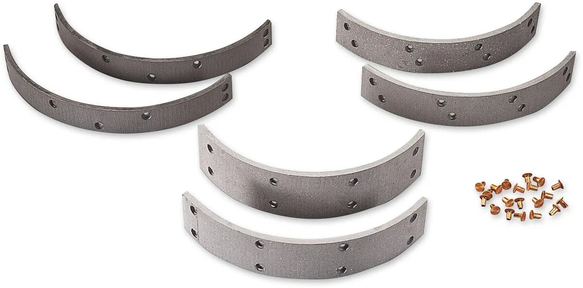 DRAG SPECIALTIES Bromsbelägg och nitar kit fram 54-71 bild 1 PMMEDIA:9ad8e944201d92a5