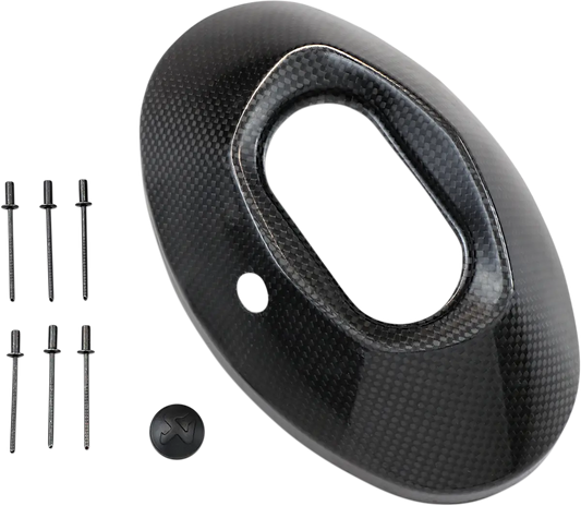 AKRAPOVIC End Cap V-EC17 i kolfiber bild 1 PMMEDIA:1b48ccc0f098f44e