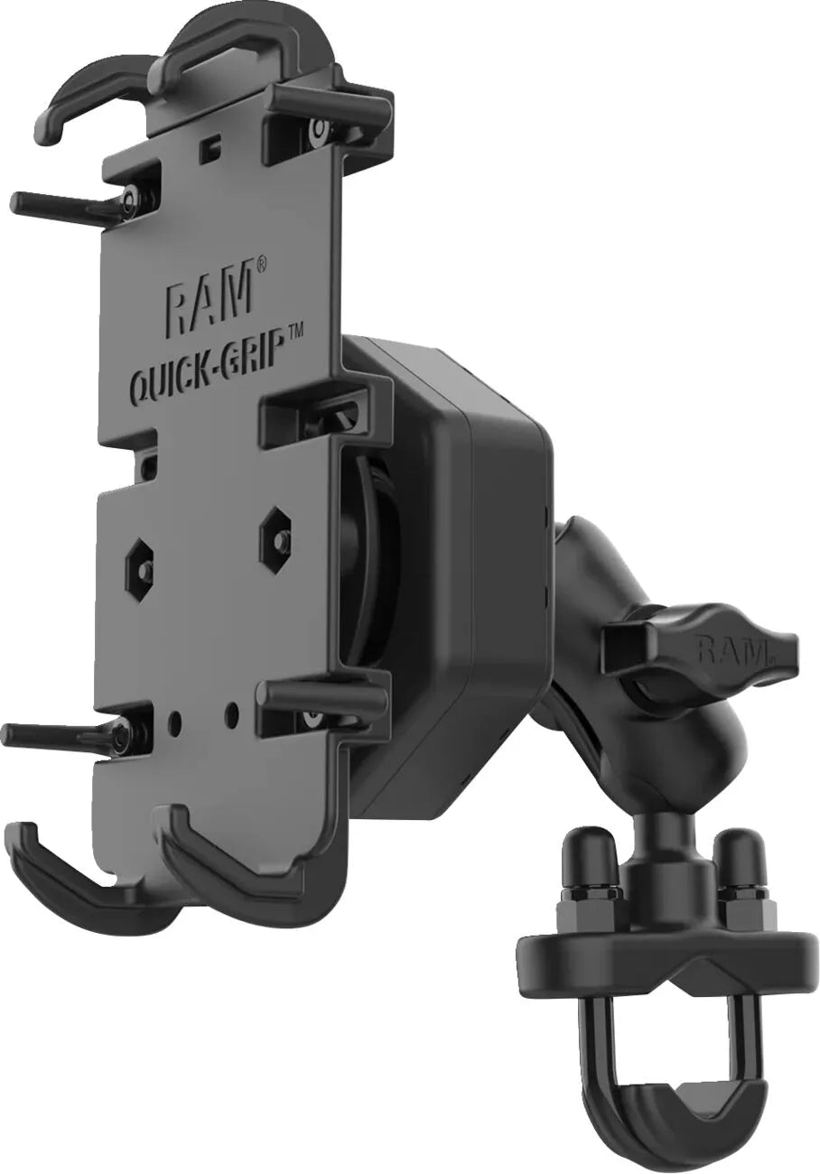 RAM MOUNTS Quick Grip™ Mobilhållare med U-bultsfäste bild 1 PMMEDIA:82dc97c27e859e72