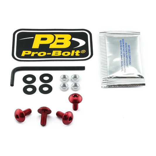 PRO BOLT Aluminium Screen Bolt Kit Röd bild 1 PMMEDIA:ca9c91f7429f58b8