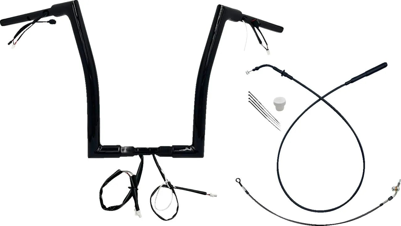 Fat Baggers Inc 1-1/4" EZ Install Pointed Top Handlebar Kit Styren bild 1 PMMEDIA:ab57ae90e55fb541