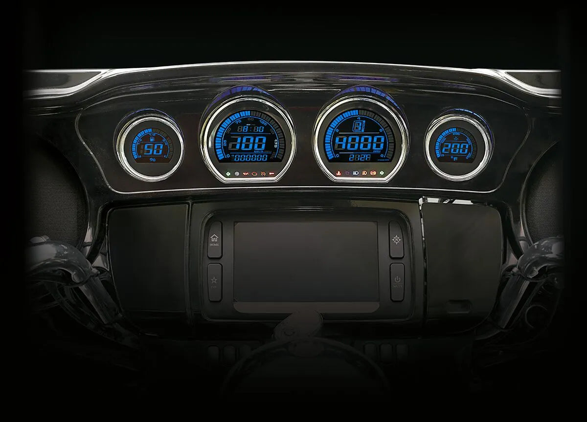 Koso North America HD-03 - Four-Piece LCD Gauge Kit Hastighetsmätare bild 3 PMMEDIA:076e8eff1b12a53a
