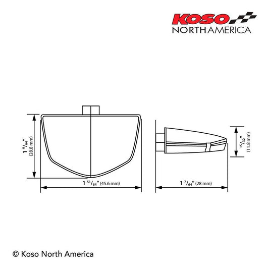 KOSO NORTH AMERICA LED Nummerplåtsbelysning E-MARK bild 2 PMMEDIA:26756c531fb2bff0