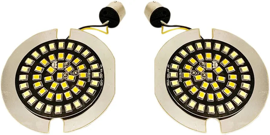 Drag Specialties Front Dual Ring Turn Signal Inserts Blinkers bild 1 PMMEDIA:c54d46d2a113b58a